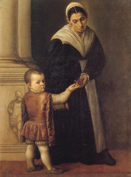 Marescalca, Pietro Child with Nurse Sweden oil painting art